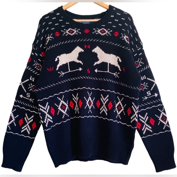 POLO RALPH LAUREN Weather Vane Wool-Silk Jumper Pullover Sweater Size XL NWT - Picture 1 of 9